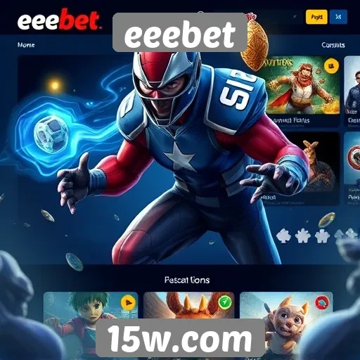 Variedade de jogos disponíveis na plataforma eeebet